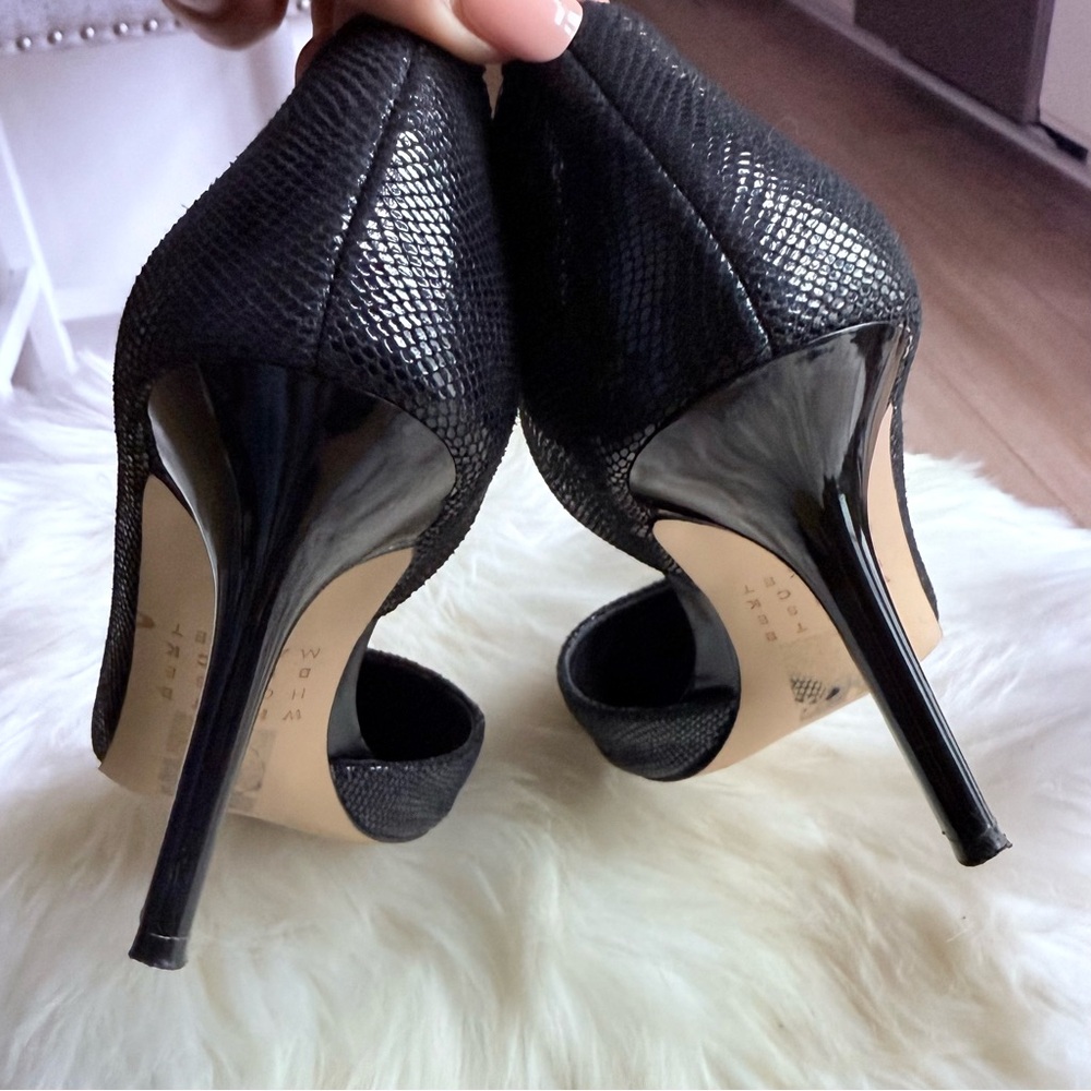 Black House White Market Shiny D'Orsay Pumps - Picture 8 of 11